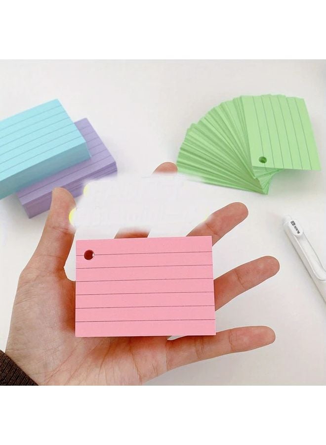 510pcs 3x2 Inch Lined Colored Index Cards with Rings Assorted Colors Study Flashcards - Image 5